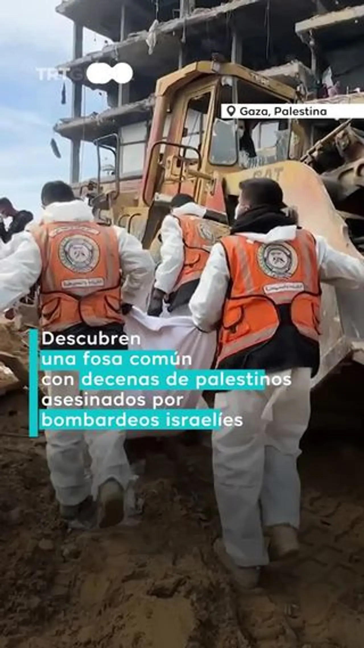 Descubren nueva fosa común en Gaza